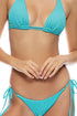 Luli Fama Pura Curiosidad Wavy Ruched Back Tie Side Bottom